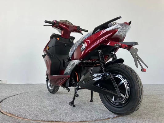 Мощный 1500W/2000W Мотор Электрический мотоцикл с двойным дисковым тормозом и 12-дюймовой шиной