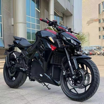 Горячие 72V 3000W электрические мотоциклы с мотором и передней шиной 110/70-17