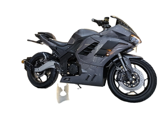 Мощный 72V 3000W средний мотор литий батарея электрический гоночный мотоцикл с 12-дюймовой шиной