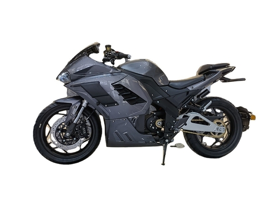 Мощный 72V 3000W средний мотор литий батарея электрический гоночный мотоцикл с 12-дюймовой шиной