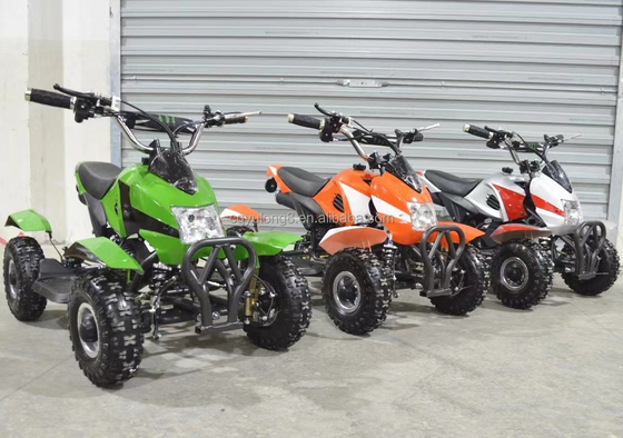 Детский квадроцикл 49cc Mini ATV Детский 4x4 Wheeler с цепным приводом и деталями